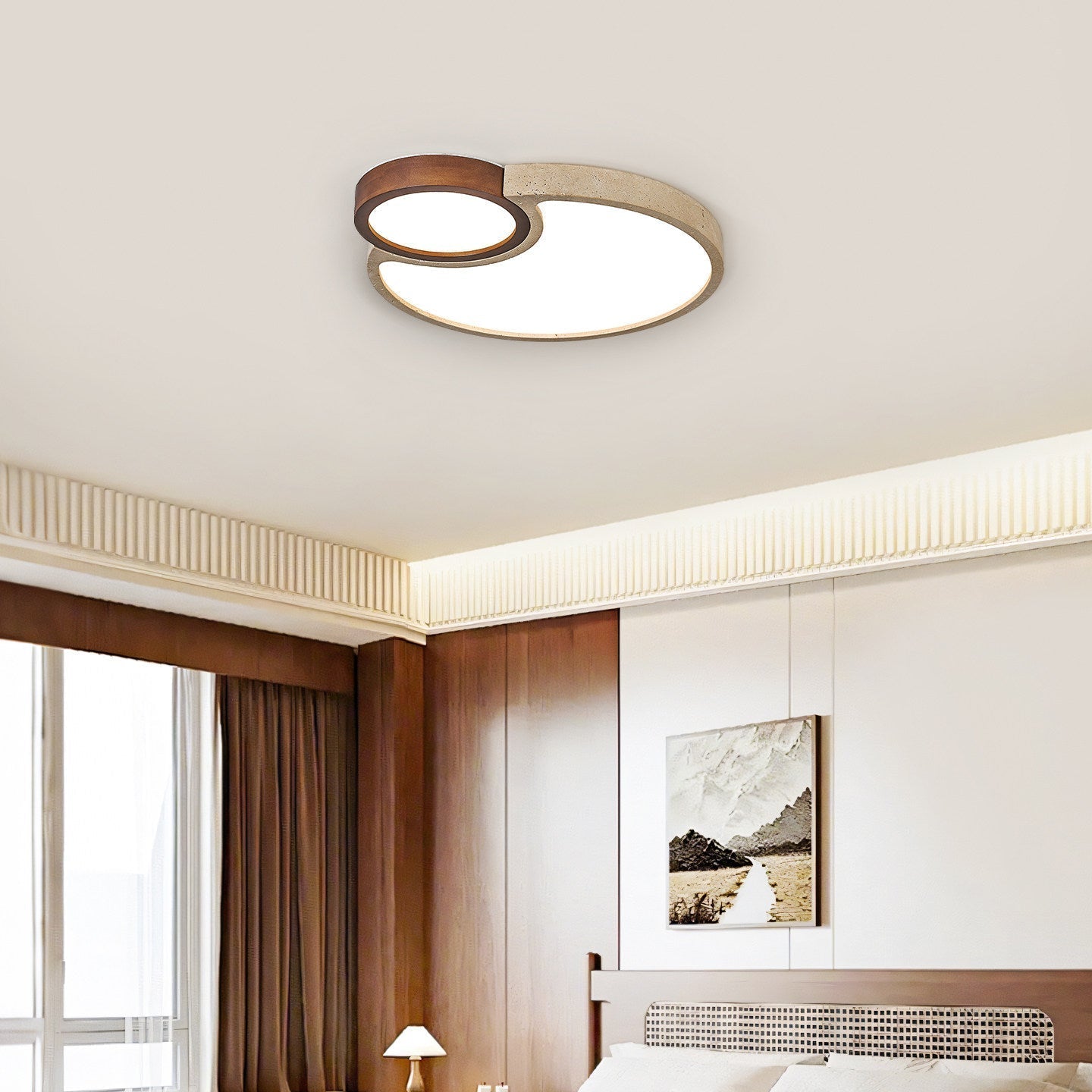Torev Travertijnen Plafondlamp