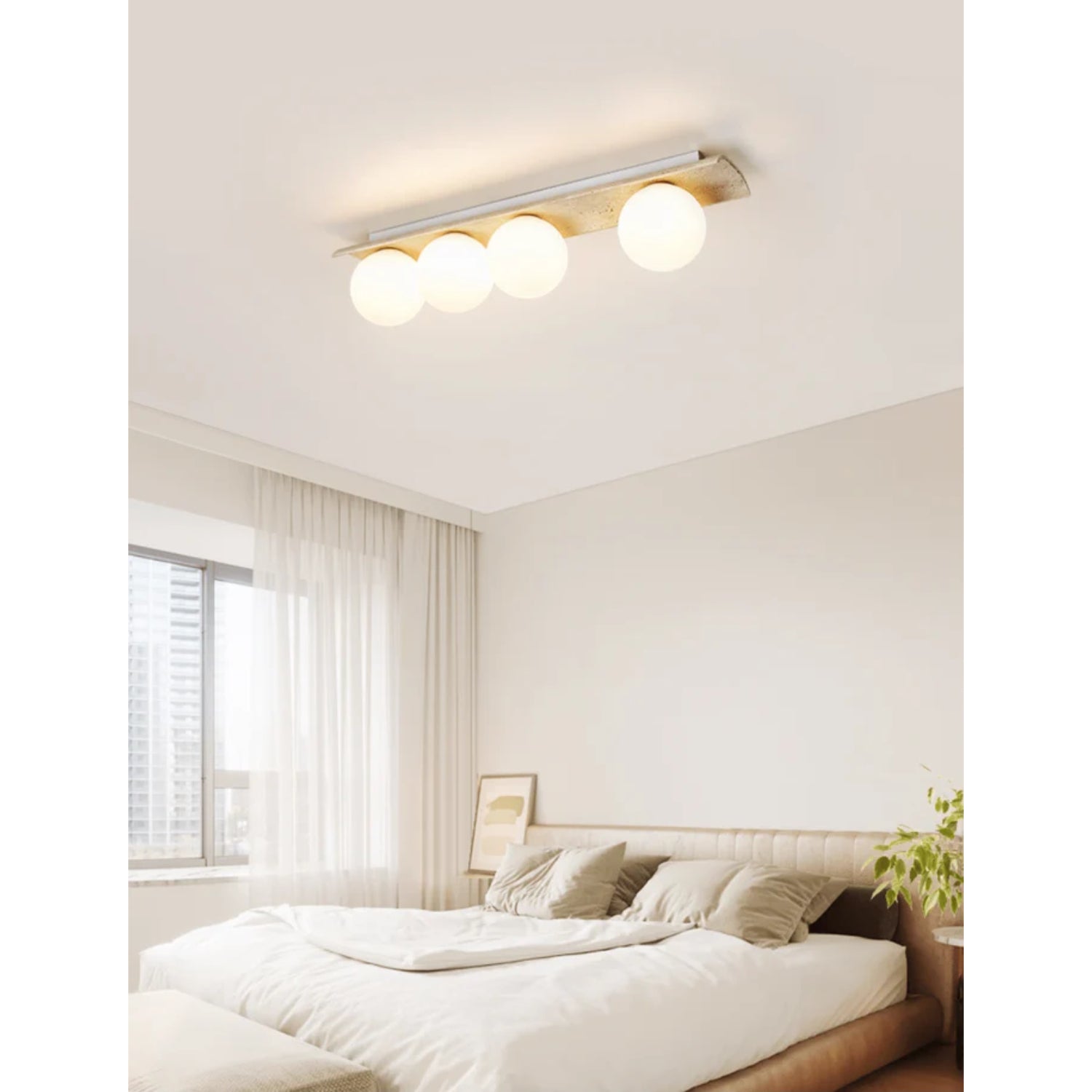 Moscoze Natuursteen Plafondlamp