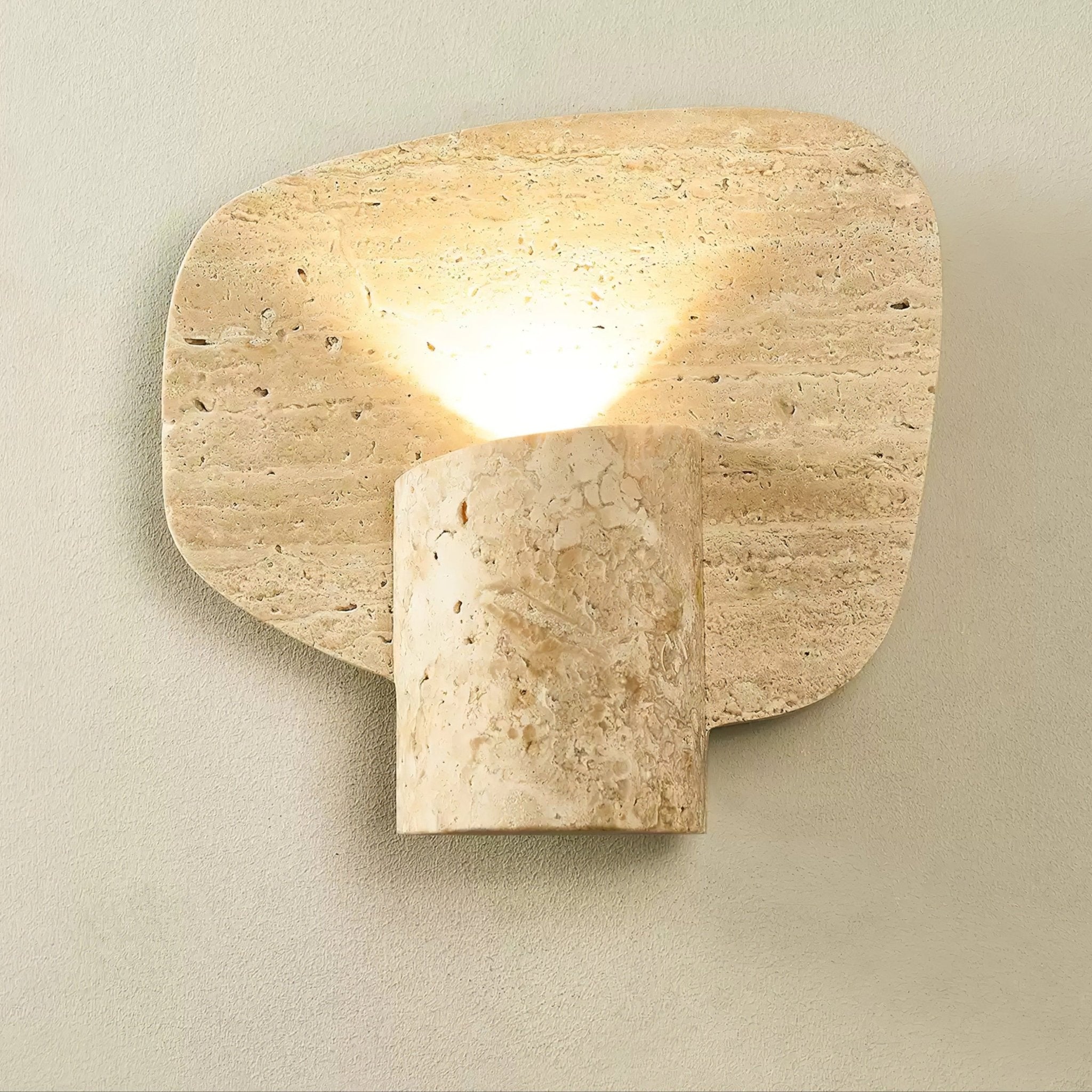 Cubone Natuursteen Wandlamp