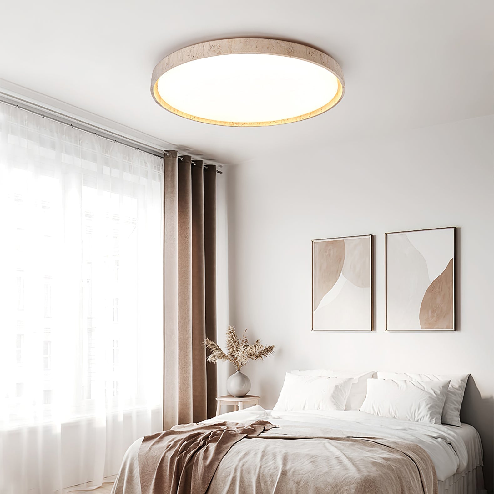 Goa Natuursteen Plafondlamp