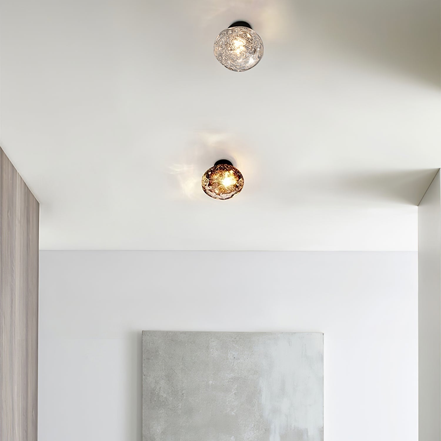 Oltan Glazen Wandlamp