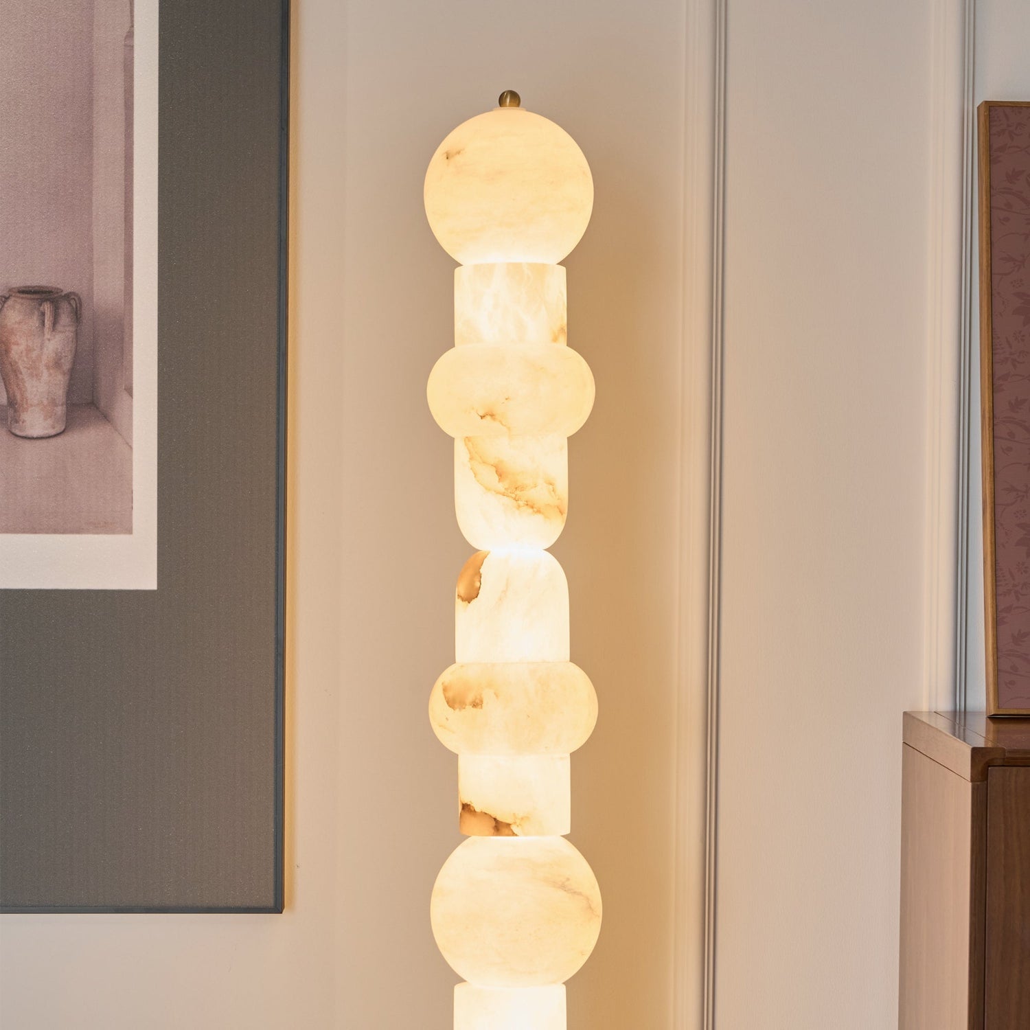 Sepone Albasten Vloerlamp