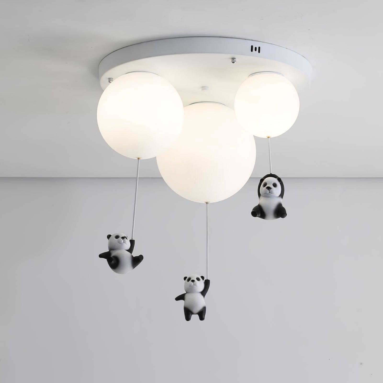 Hangende Panda Beren Plafondlamp