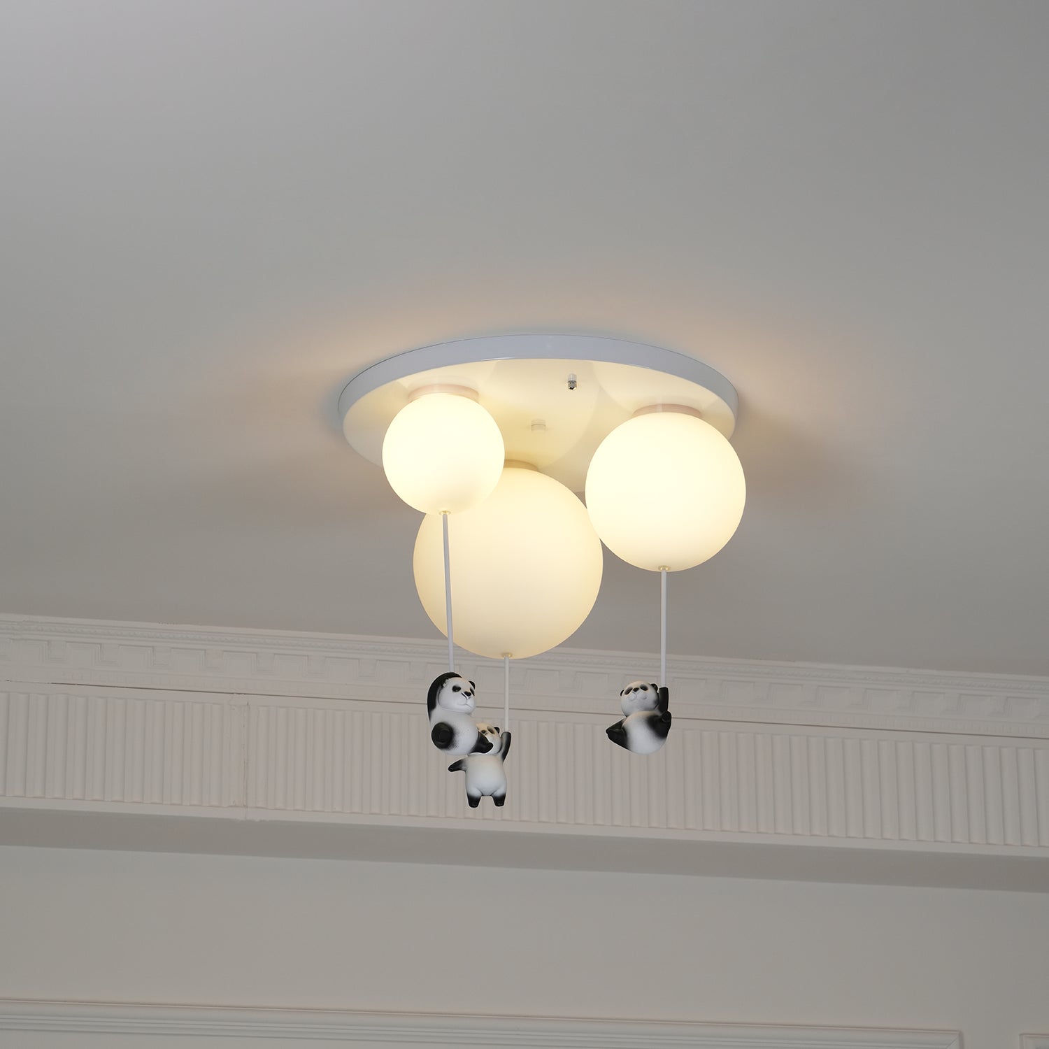Hangende Panda Beren Plafondlamp
