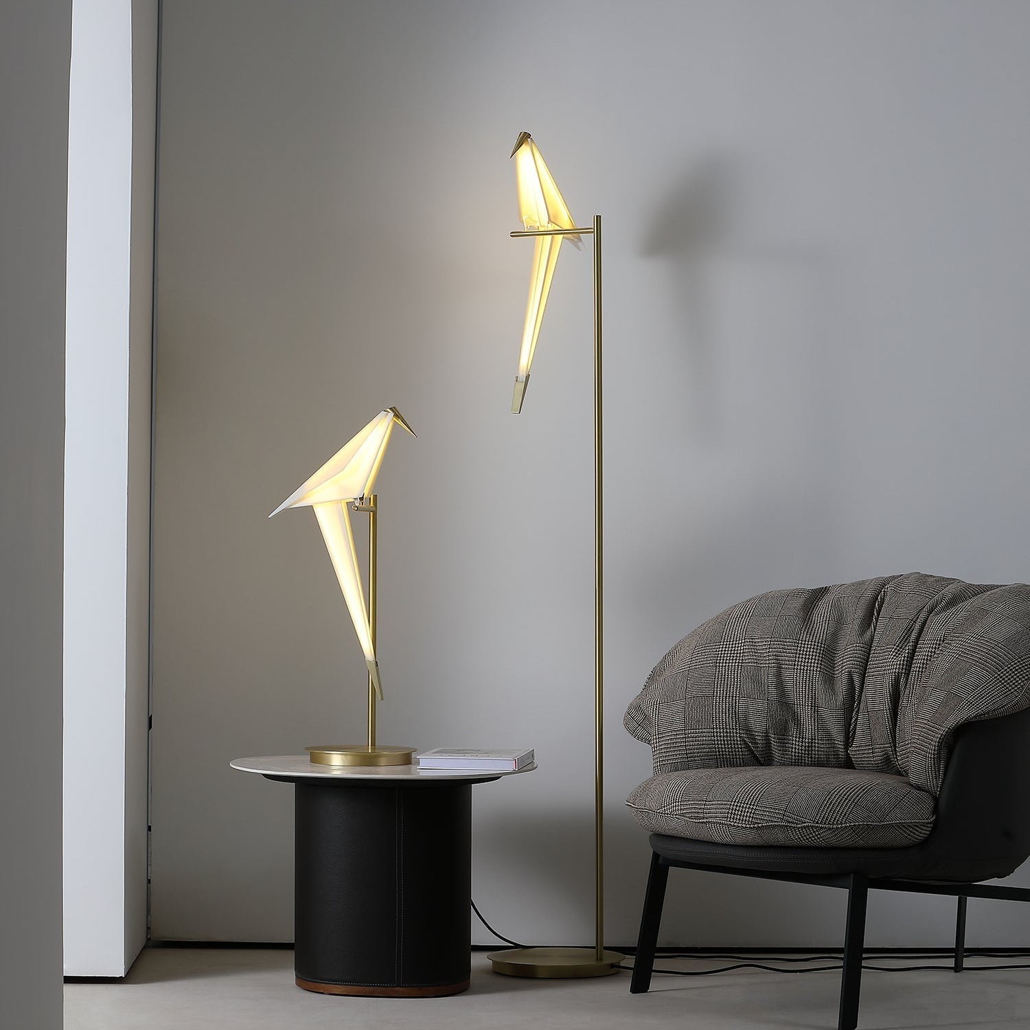 Feo Papieren Kraanvogel Vloerlamp