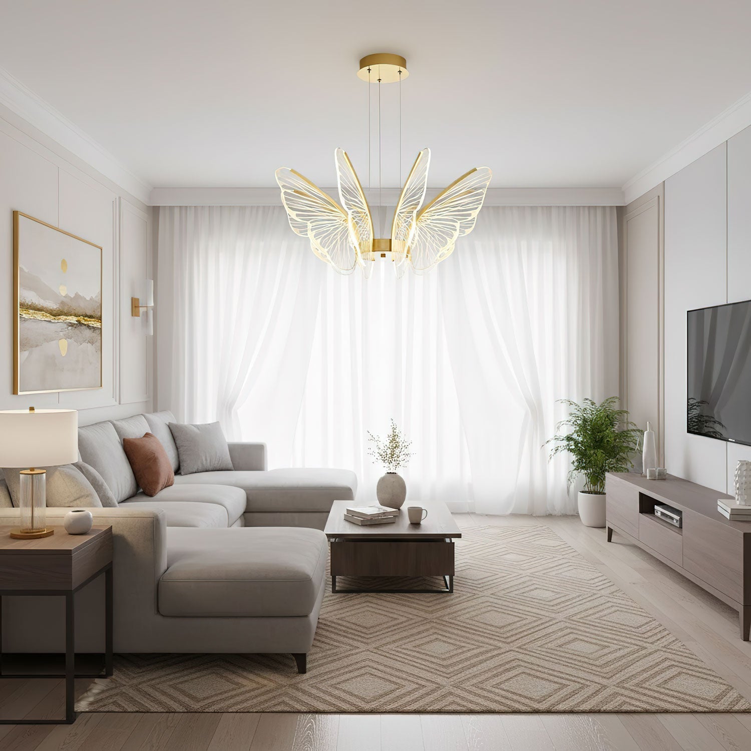 Sely Multi Vlinders Hanglamp