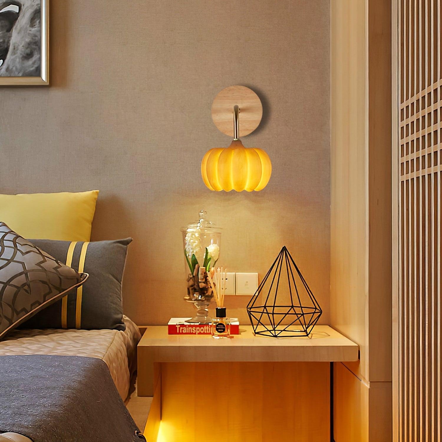 Pompus Pompoen Wandlamp