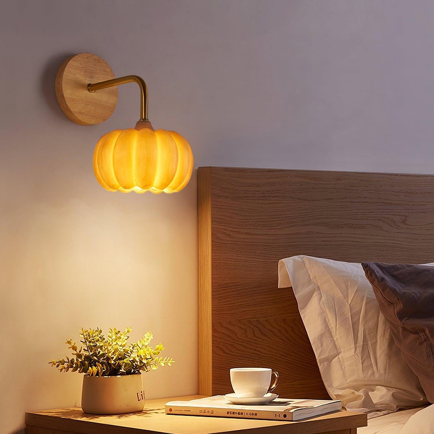 Pompus Pompoen Wandlamp