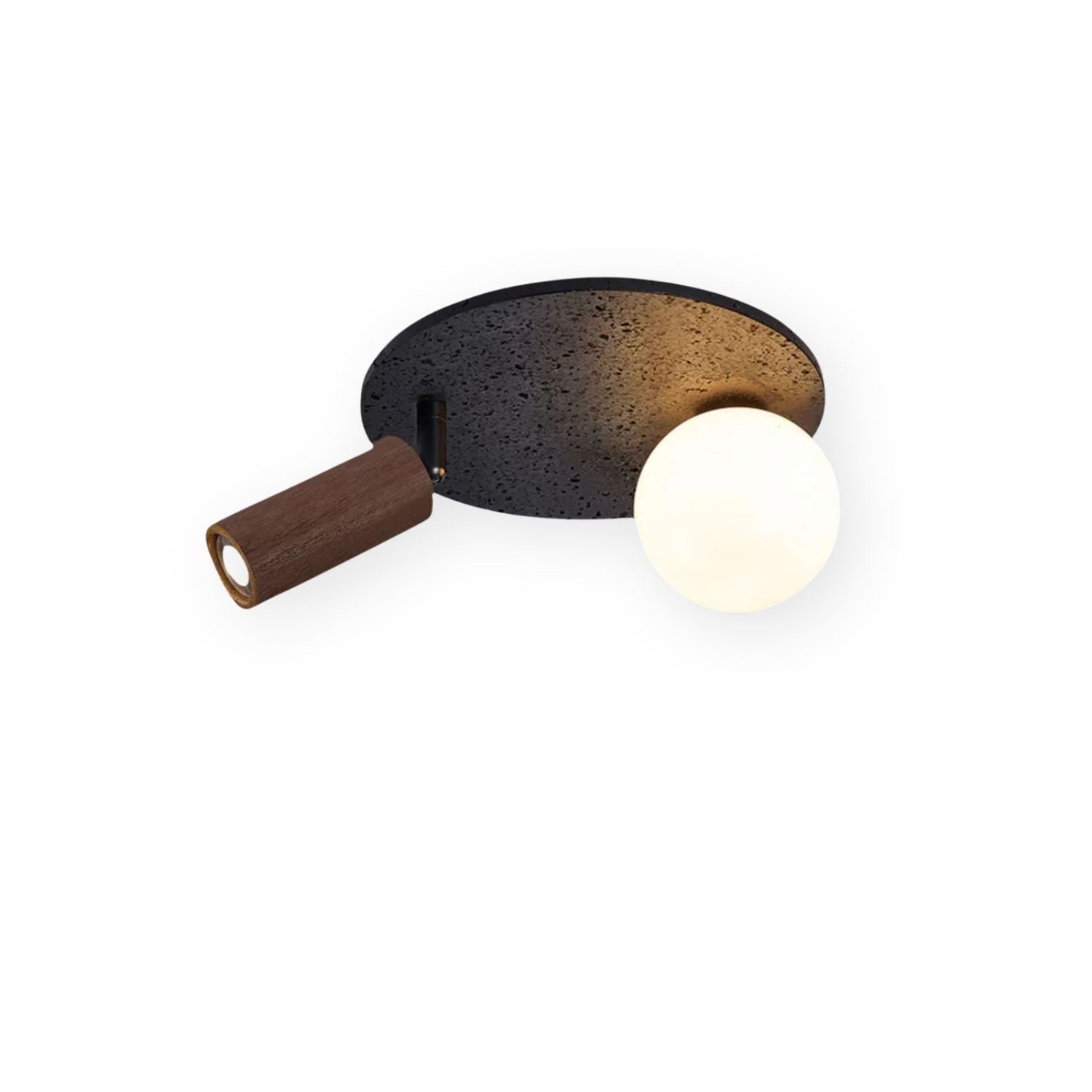 Loaze Travertijnen Planfondlamp