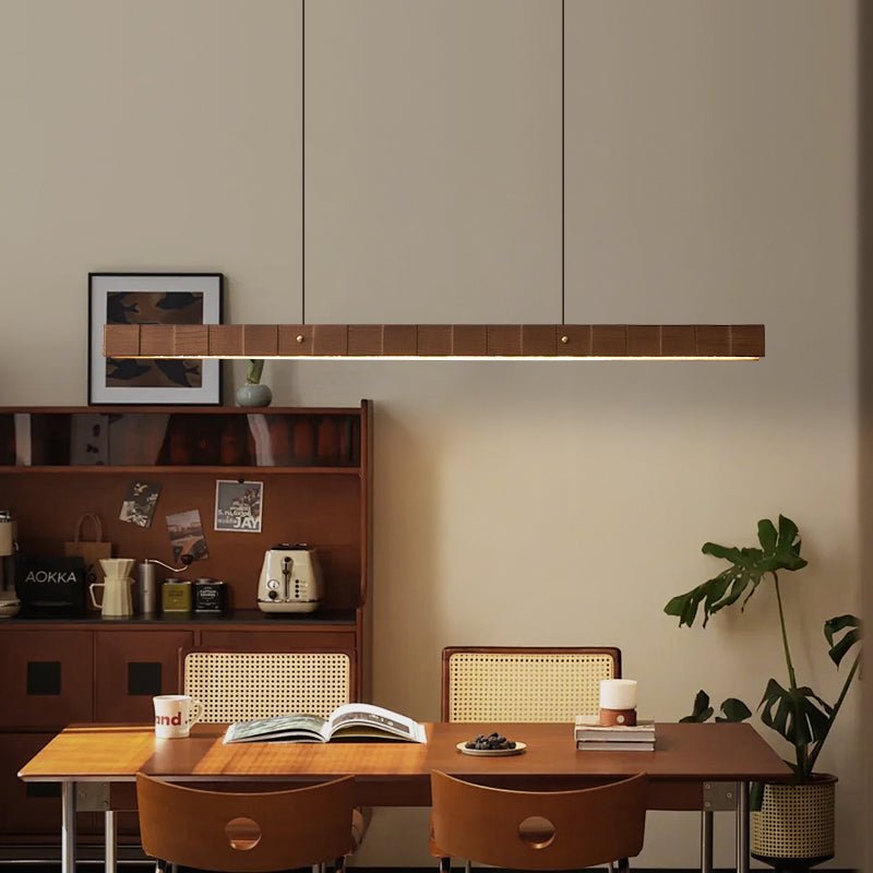 Relvo Lineaire Houten Hanglamp