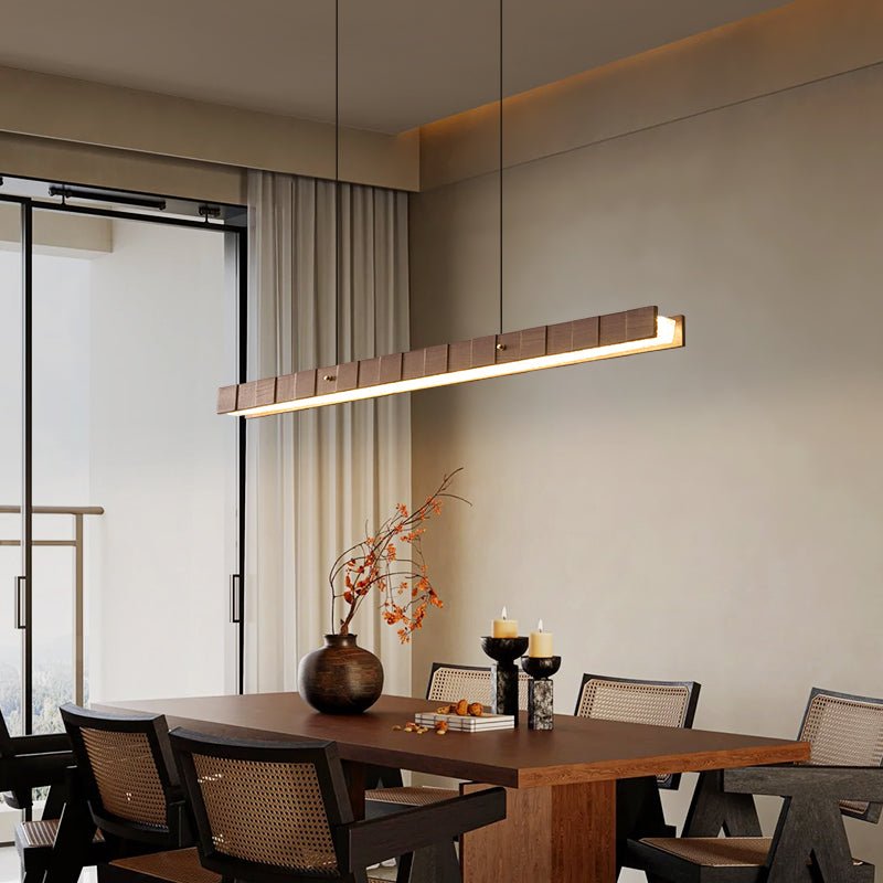 Relvo Lineaire Houten Hanglamp