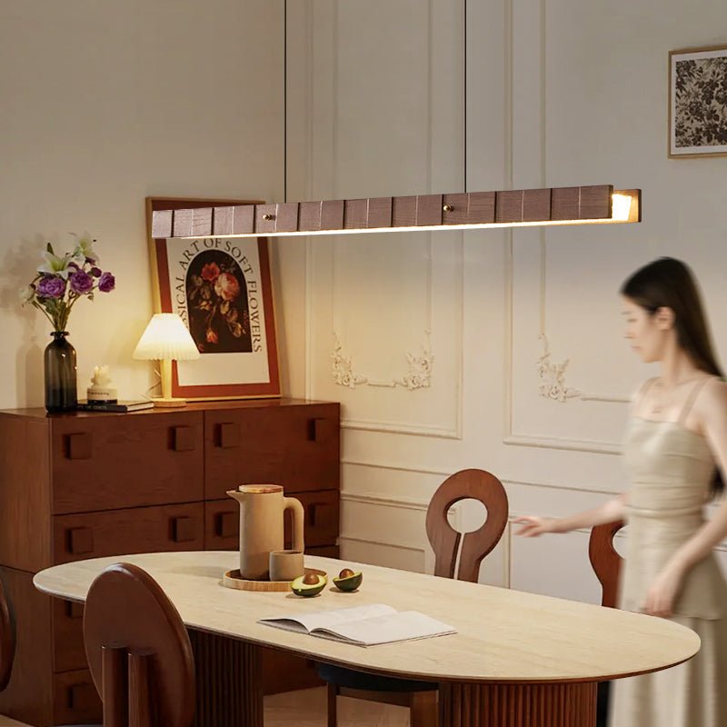 Relvo Lineaire Houten Hanglamp