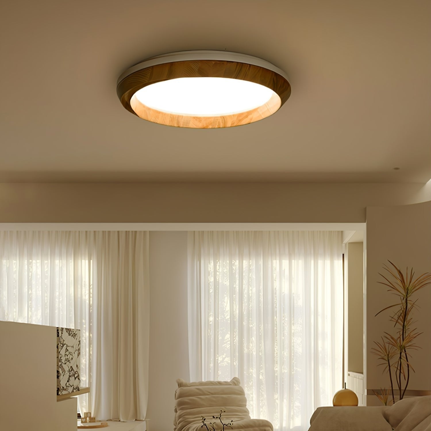 Belosca Houten Plafondlamp