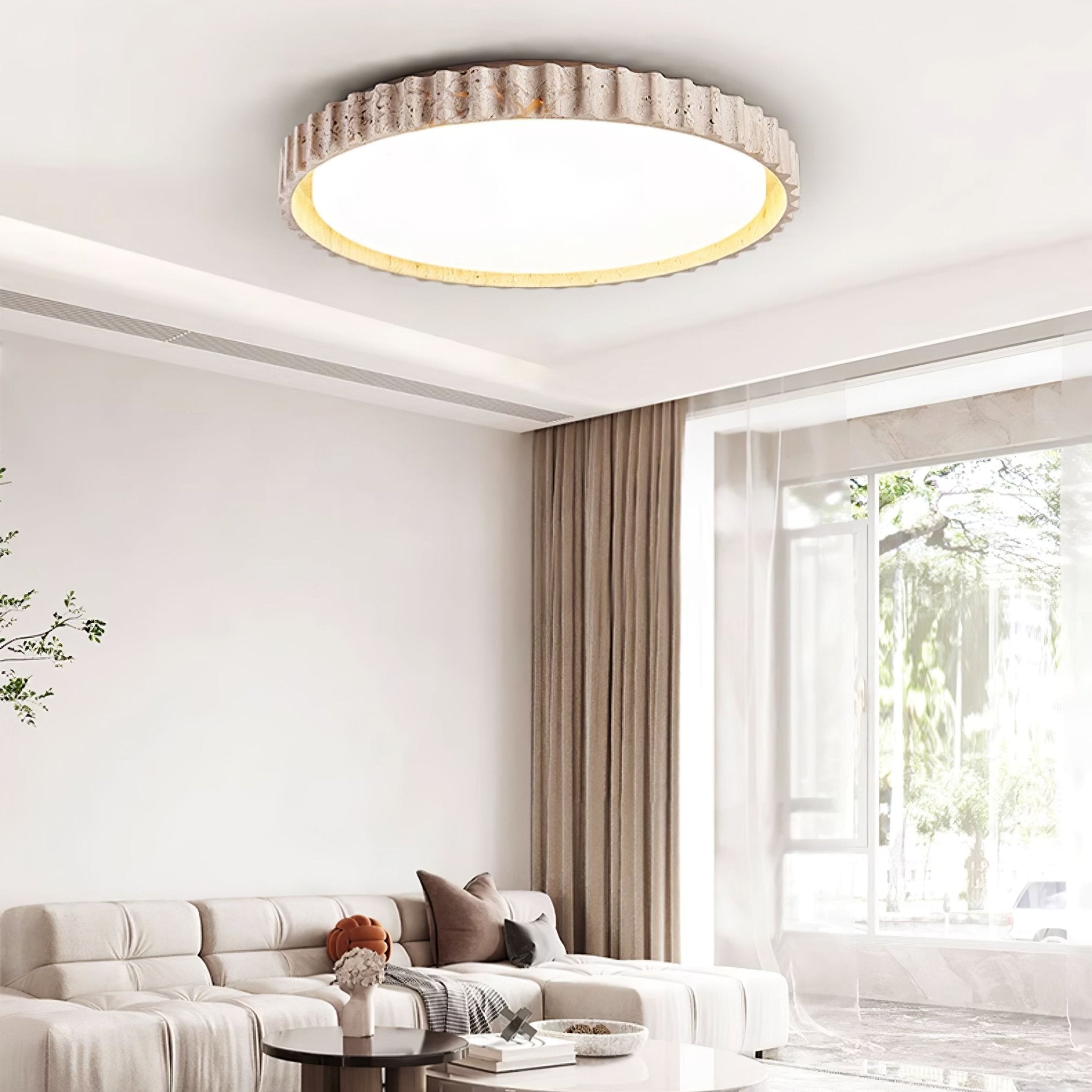 Riscom Natuursteen Plafondlamp