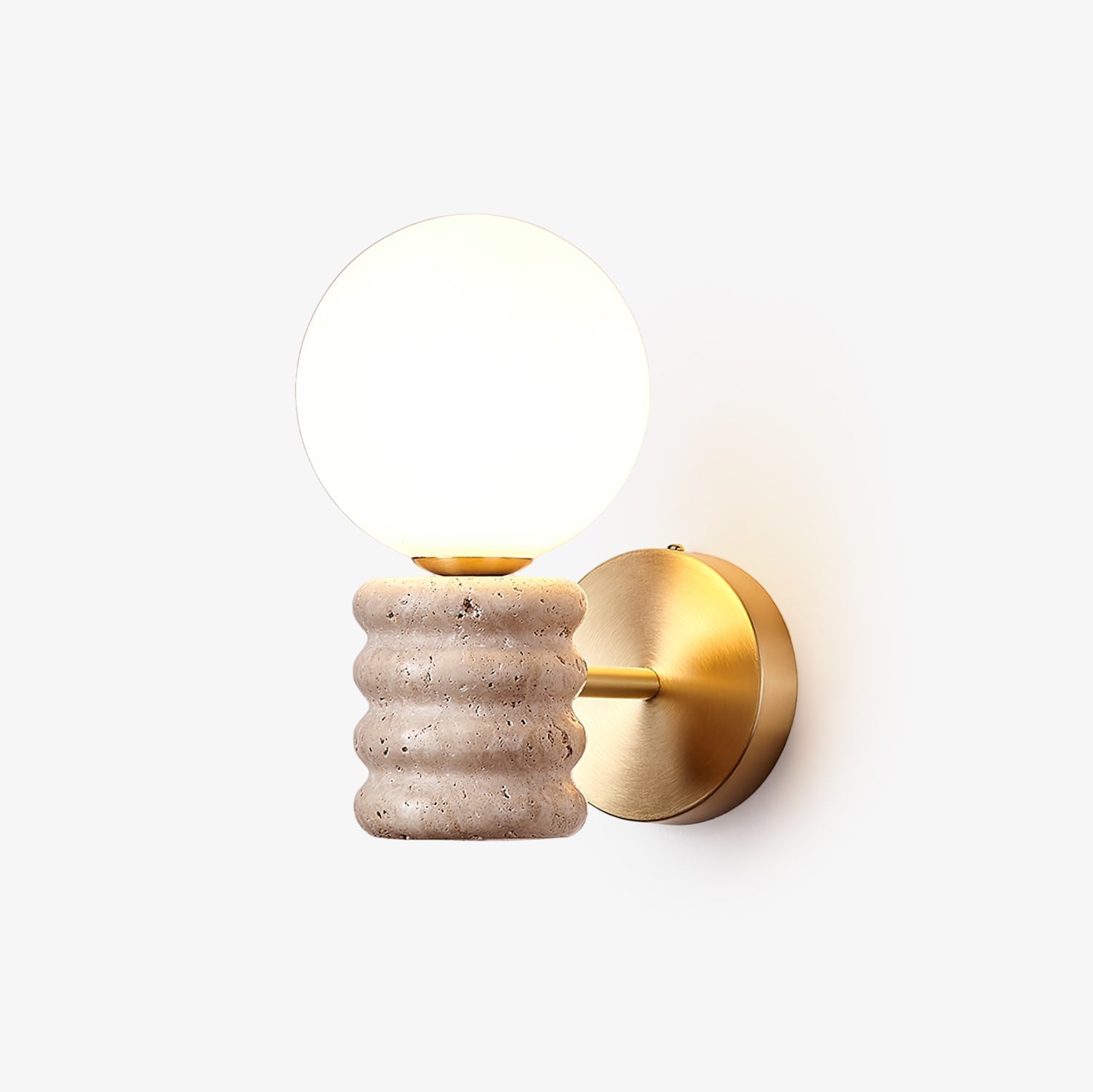 Remo Travertijnen Wandlamp