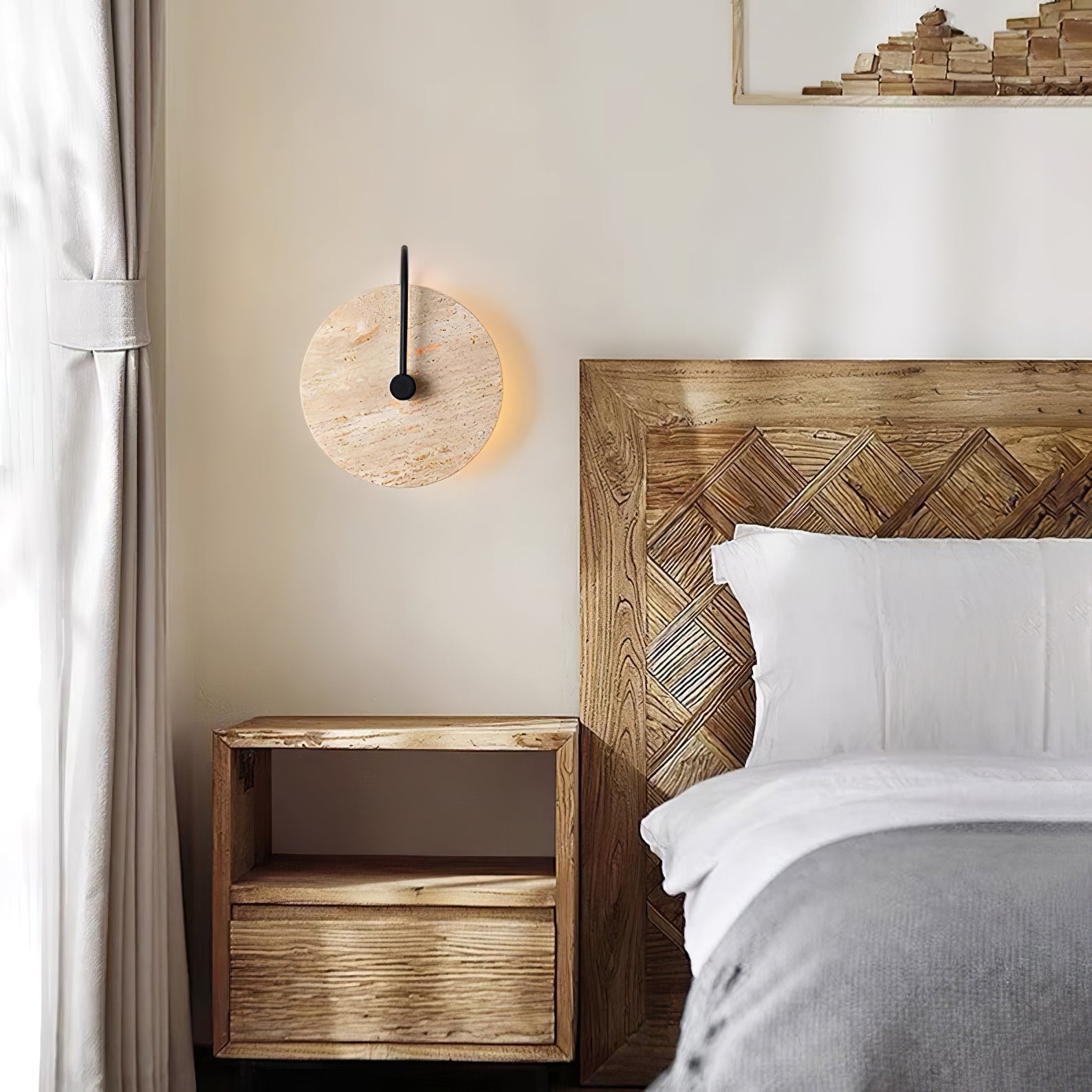 Sedona Travertijnen Wandlamp