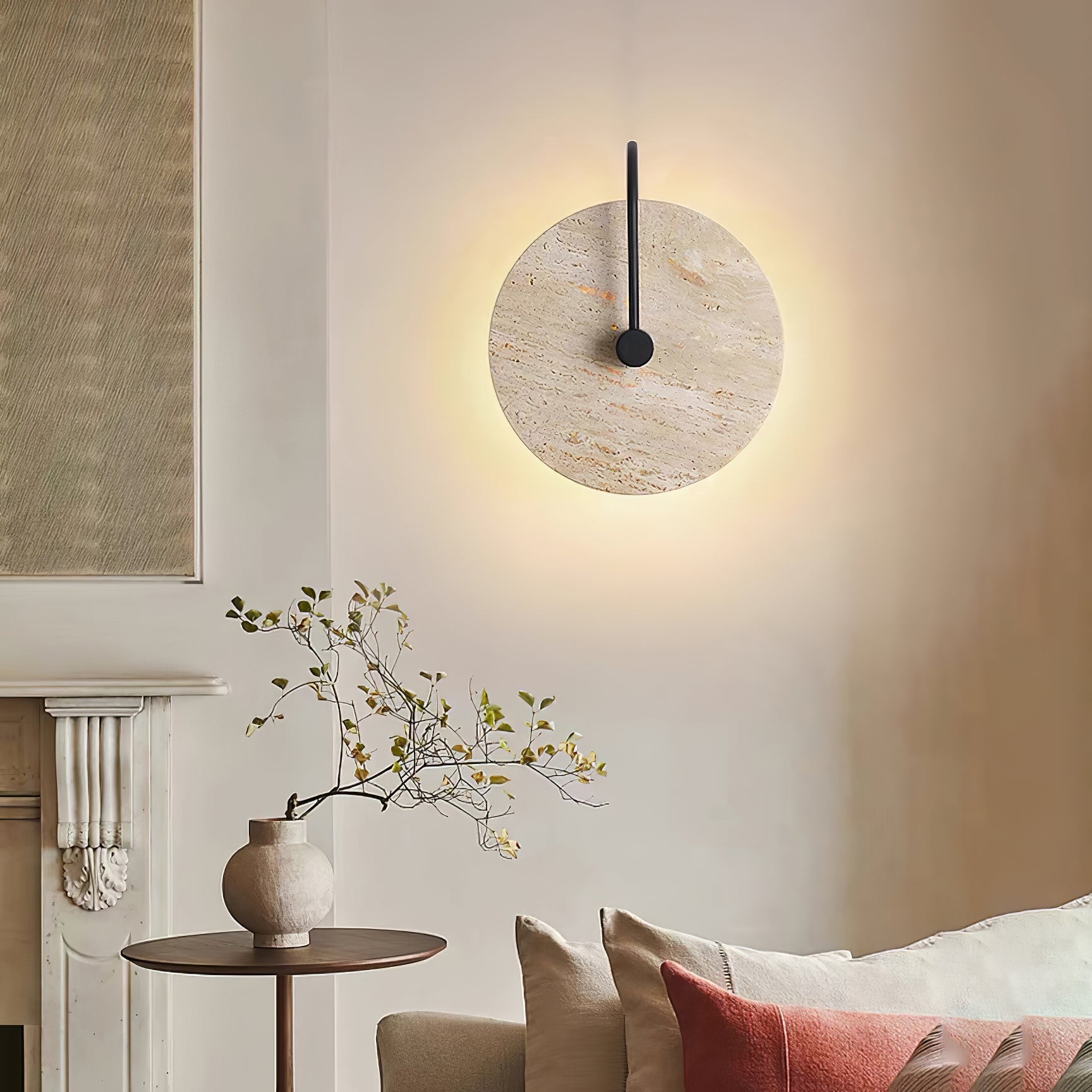 Sedona Travertijnen Wandlamp