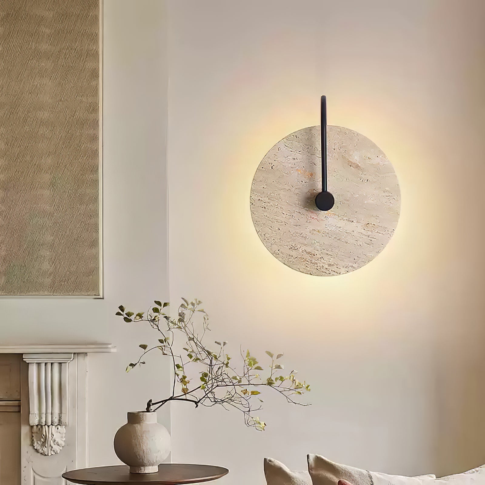 Sedona Travertijnen Wandlamp