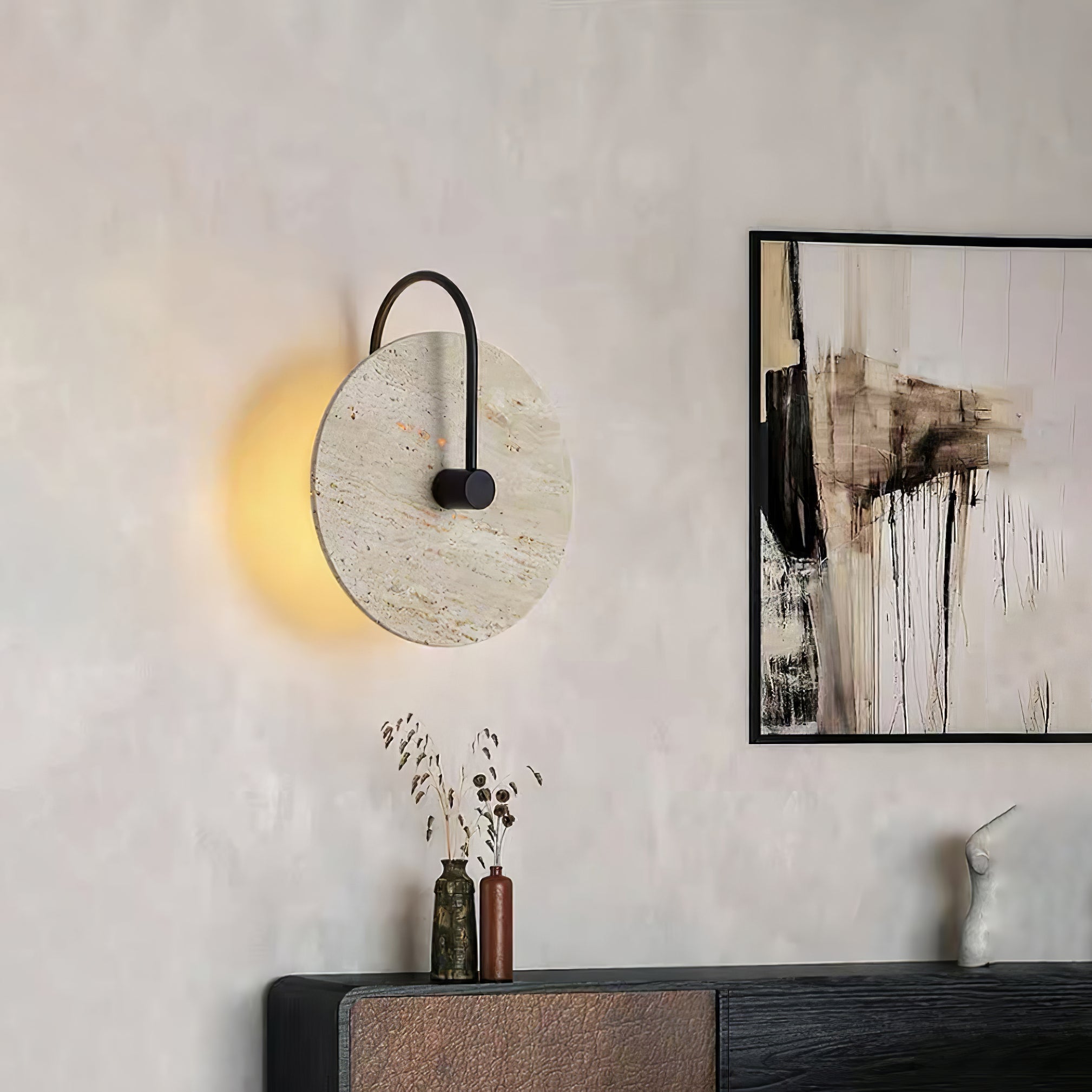 Sedona Travertijnen Wandlamp