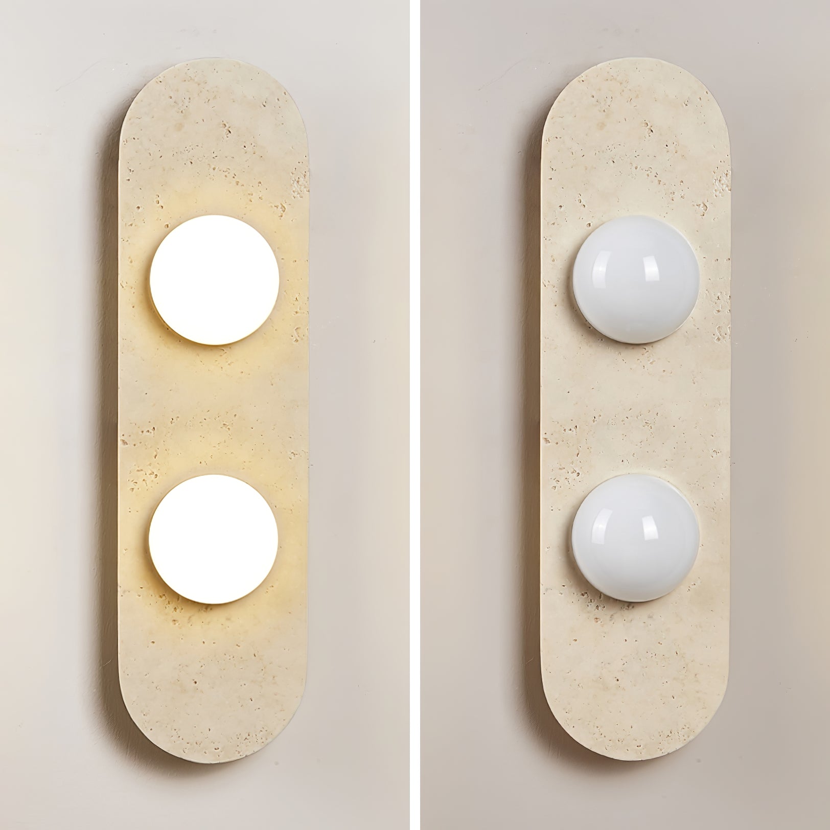 Roavel Natuursteen Wandlamp