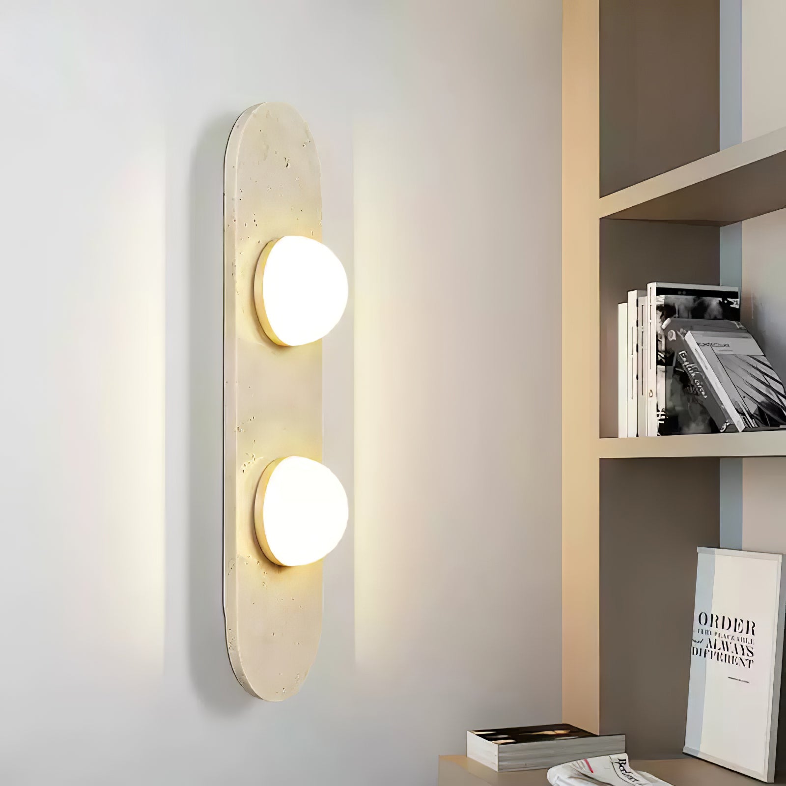 Roavel Natuursteen Wandlamp