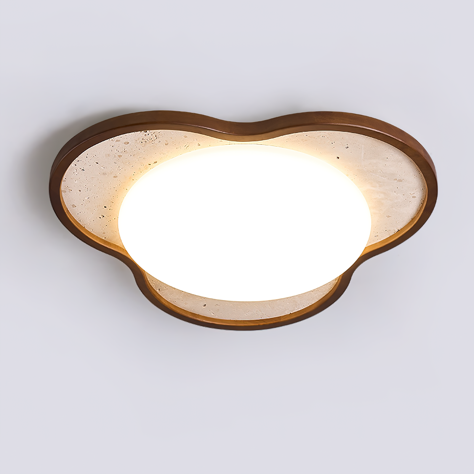 Stervorm Natuursteen Plafondlamp