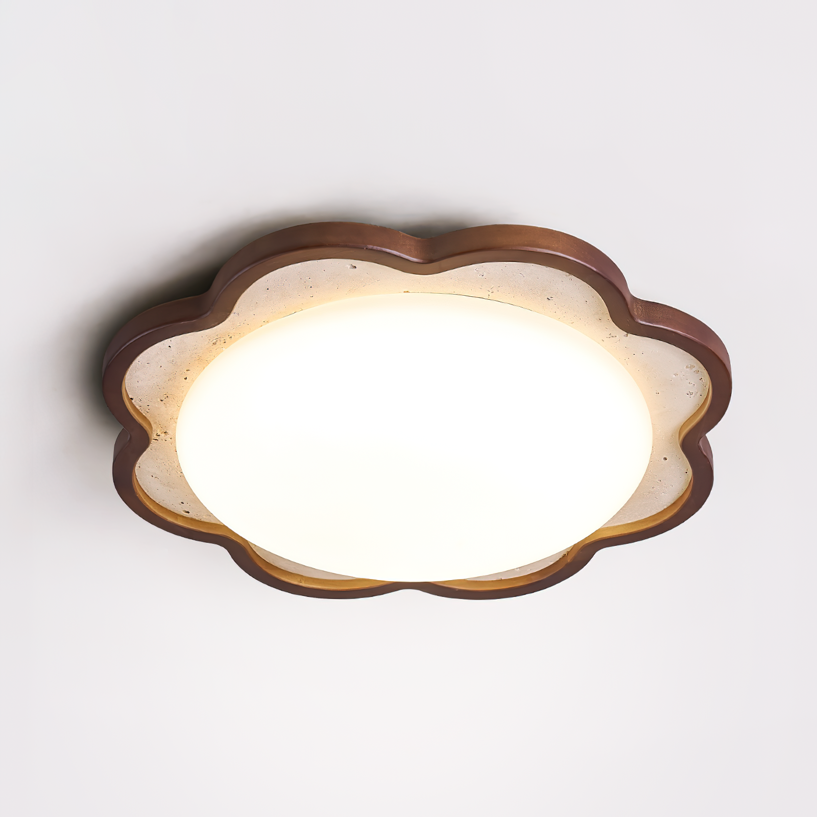 Stervorm Natuursteen Plafondlamp
