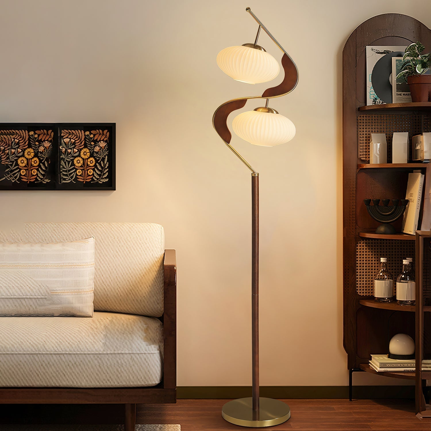 Dubbele Seneva Vloerlamp