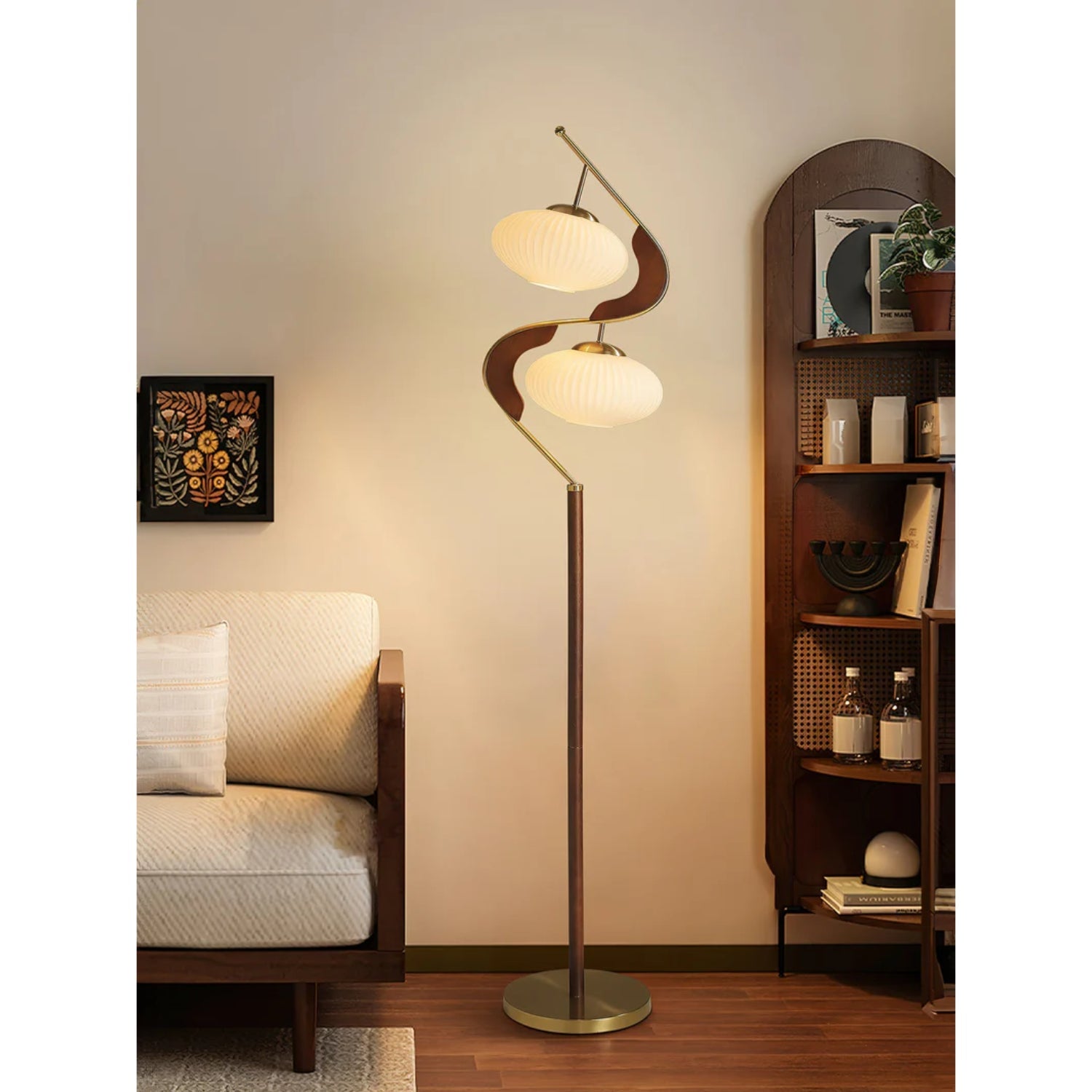 Dubbele Seneva Vloerlamp