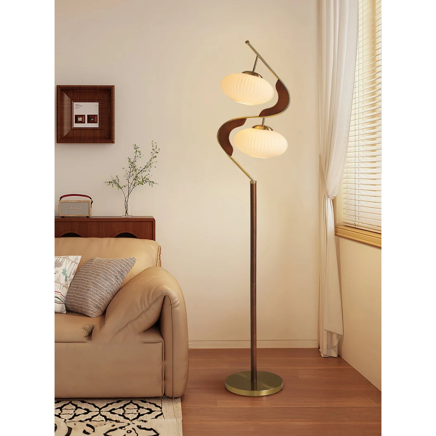 Dubbele Seneva Vloerlamp