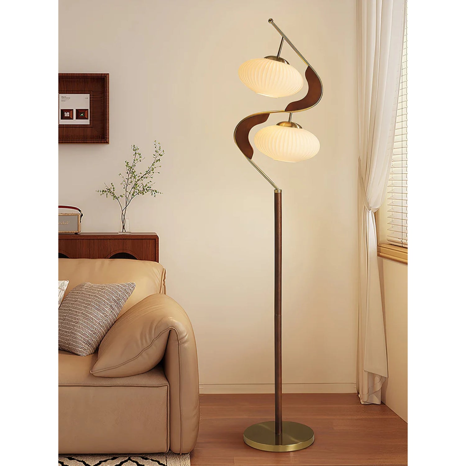 Dubbele Seneva Vloerlamp