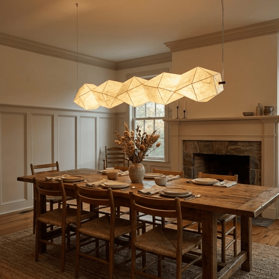 Sevana Lineaire Zijden Hanglamp
