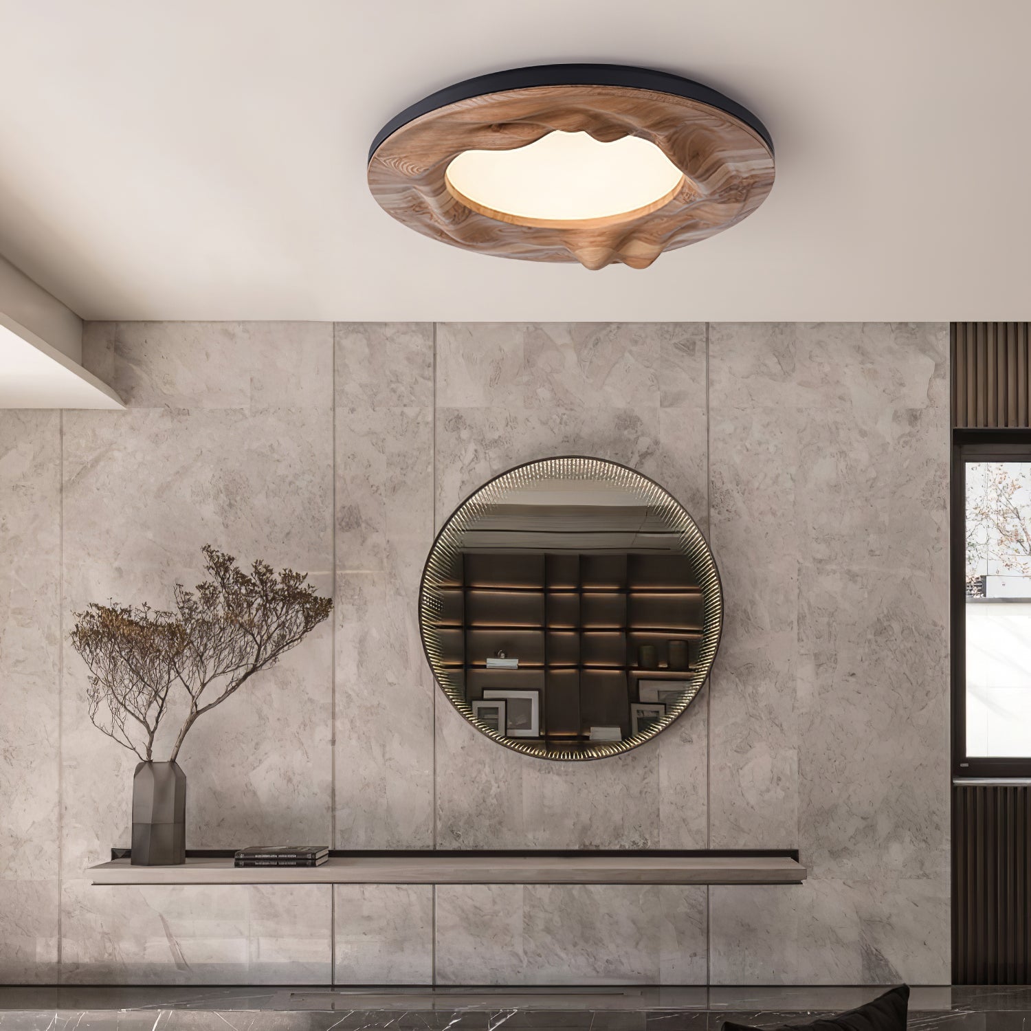 Craete Houten Plafondlamp