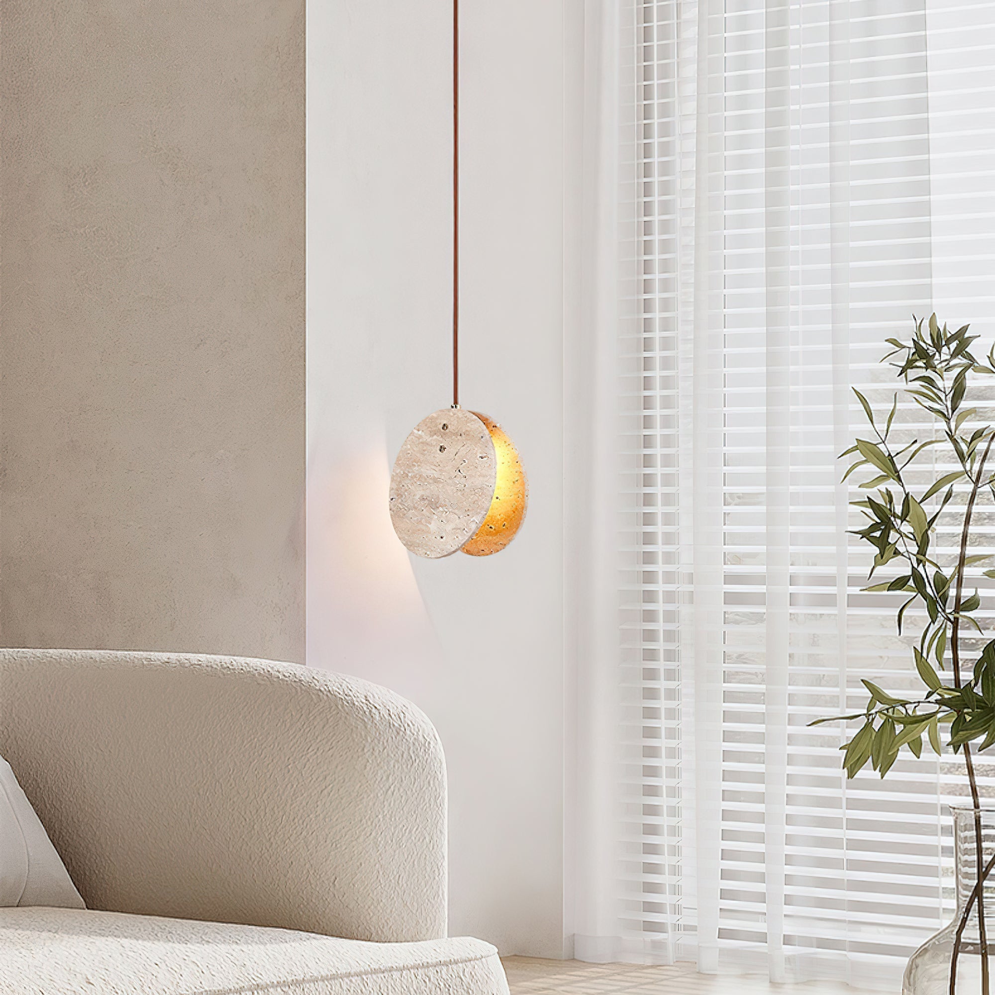 Melosi Natuursteen Hanglamp