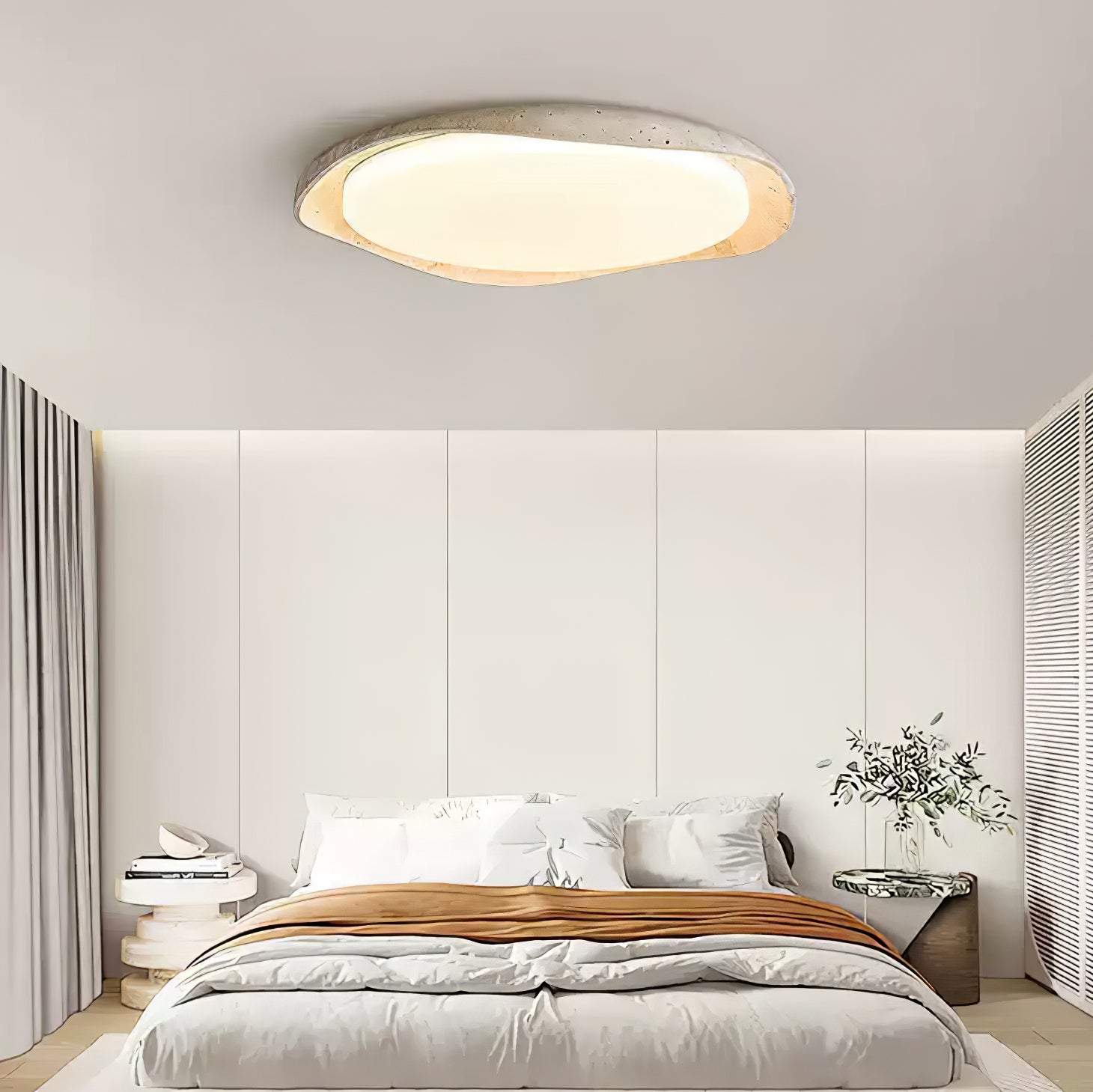 Seiyzan Natuursteen Plafondlamp