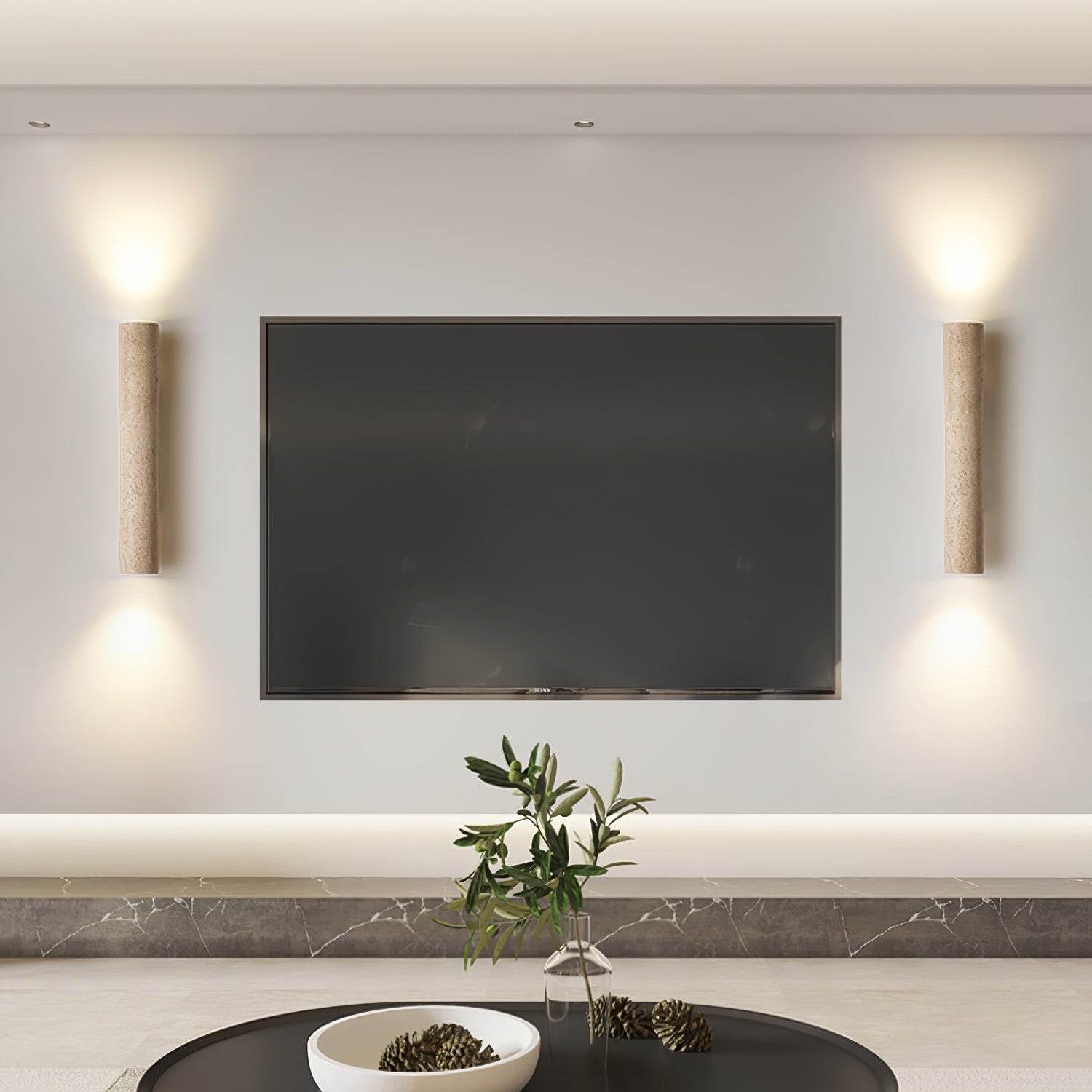 Someysa Travertijnen Wandlamp
