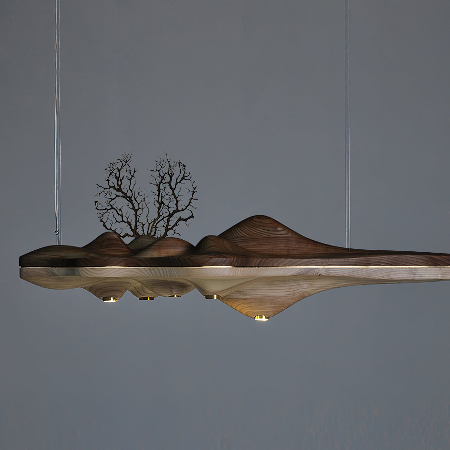 Merocone Houten Hanglamp