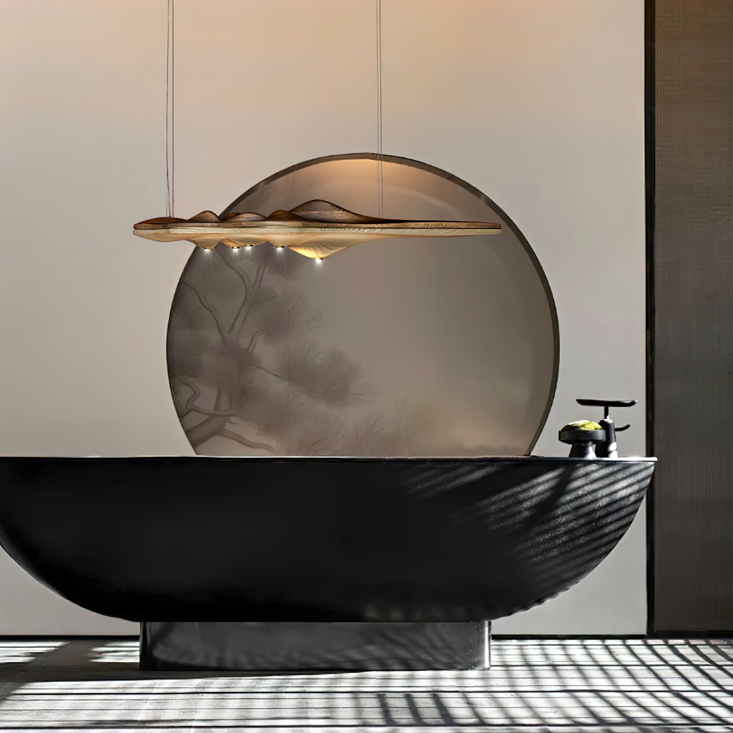 Merocone Houten Hanglamp
