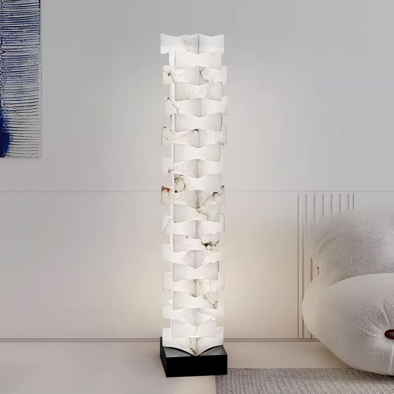 Labescos Albasten Vloerlamp