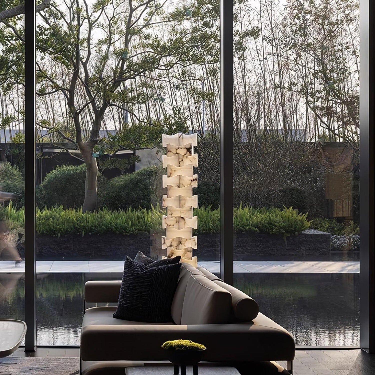 Labescos Albasten Vloerlamp