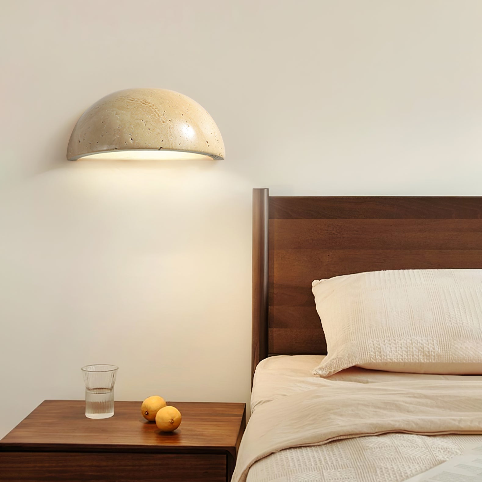 Devom Travertijnen Wandlamp