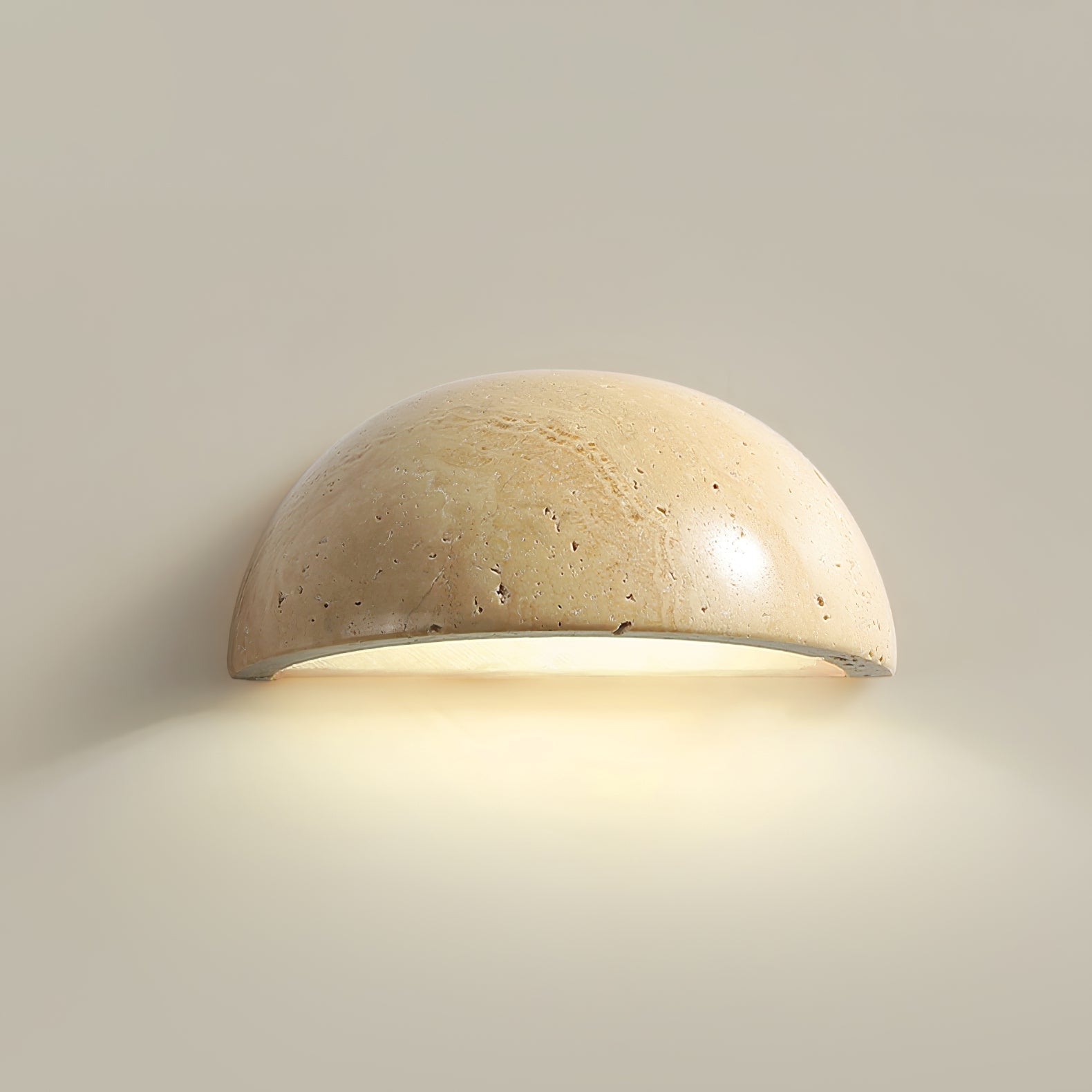 Devom Travertijnen Wandlamp