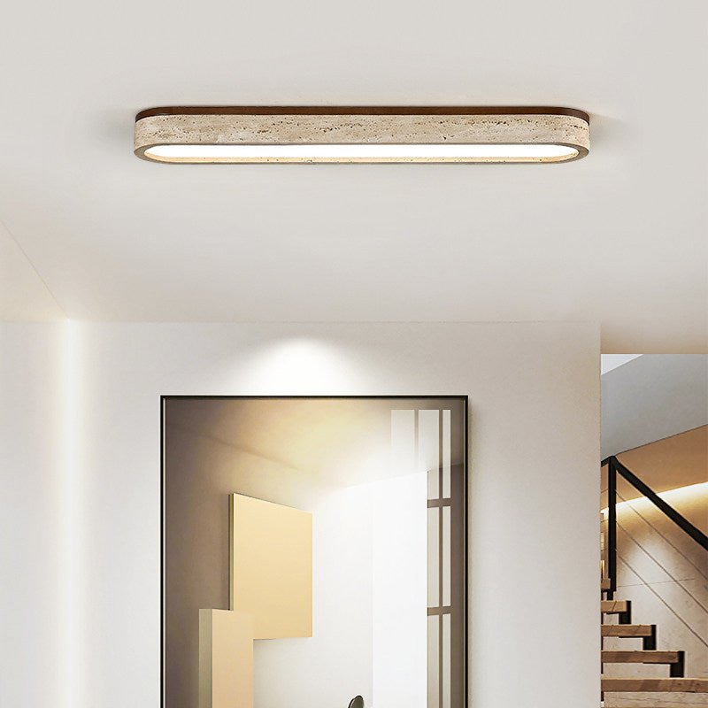Sotale Travertijnen Planfondlamp
