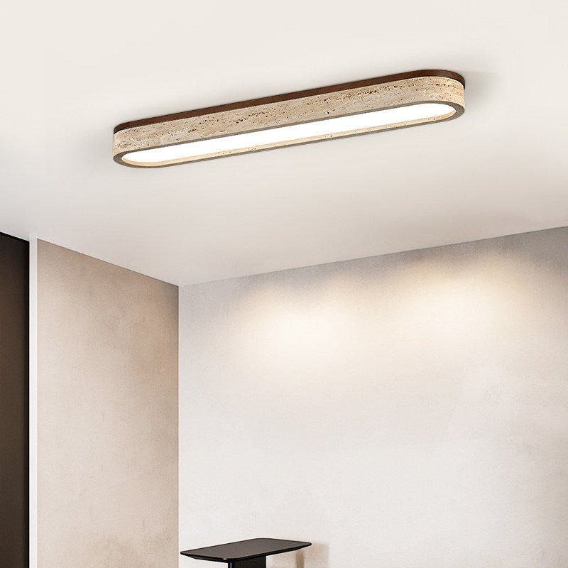 Sotale Travertijnen Planfondlamp