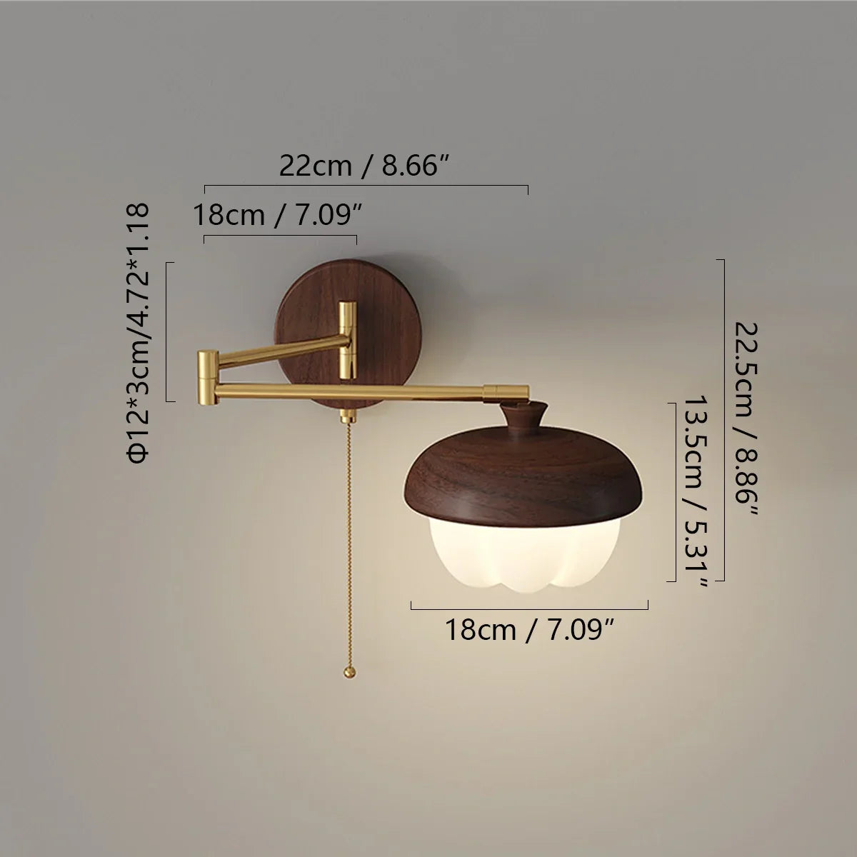 Toreno Wandlamp