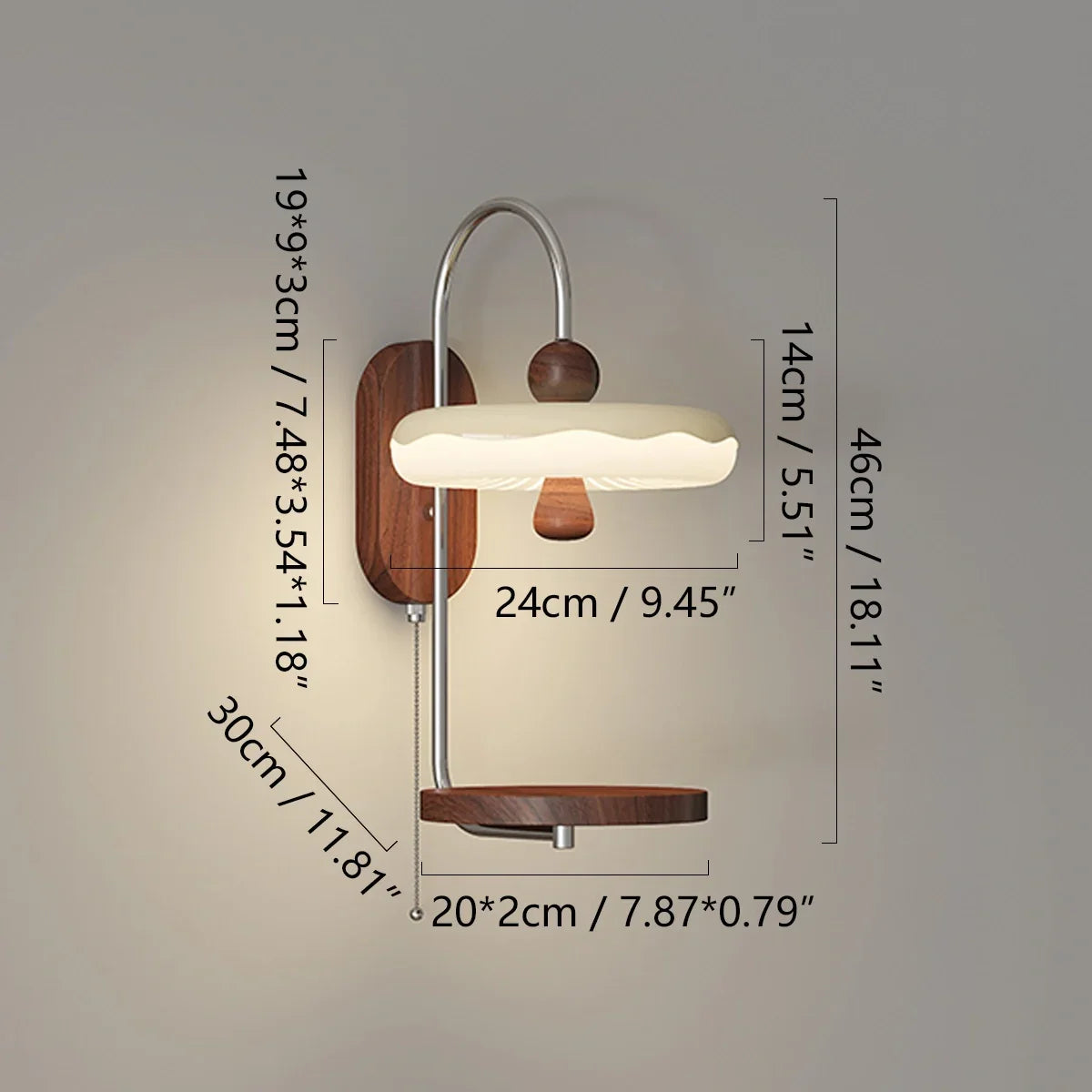 Zelani Wandlamp