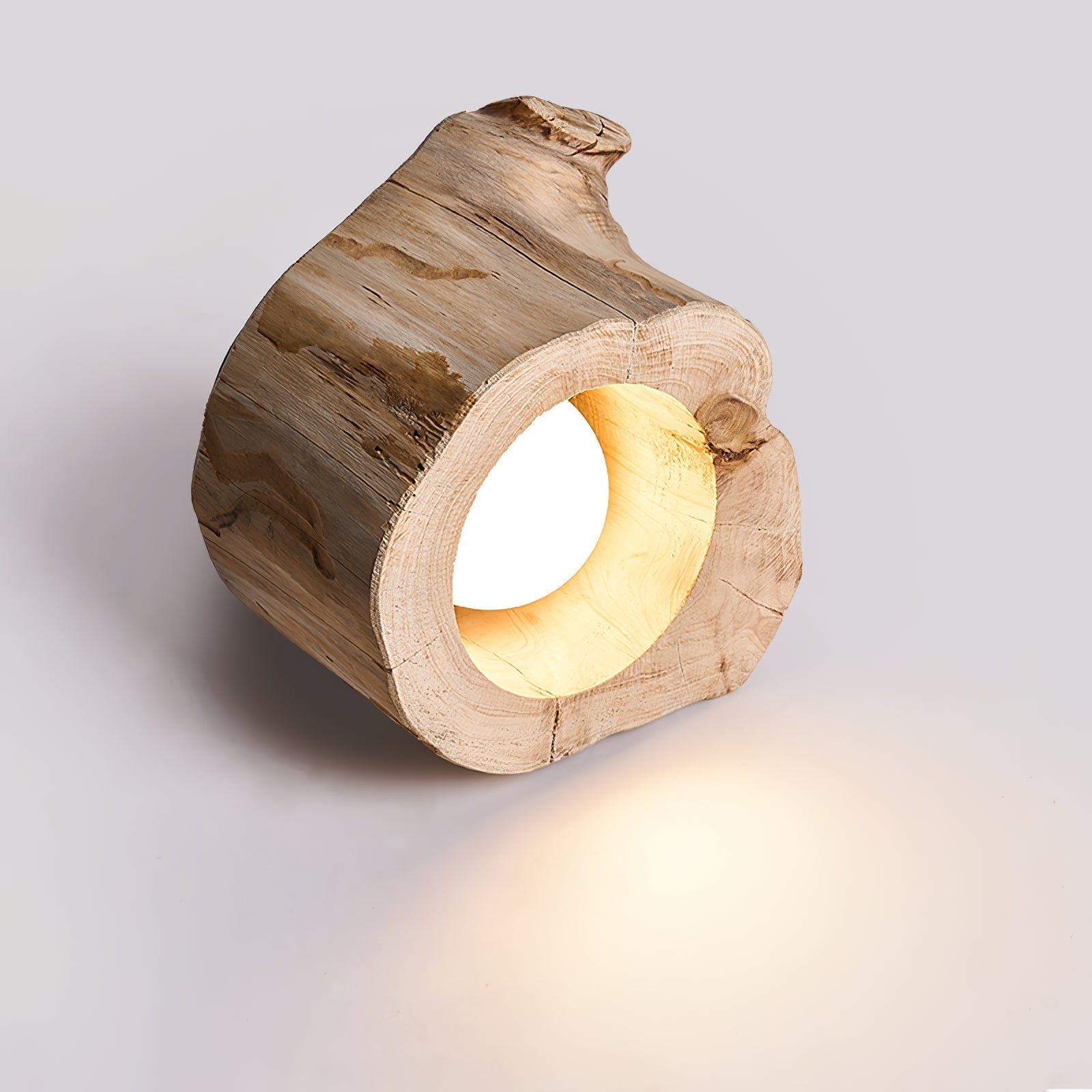 Houtstronk Japandi Stijl Plafondlamp