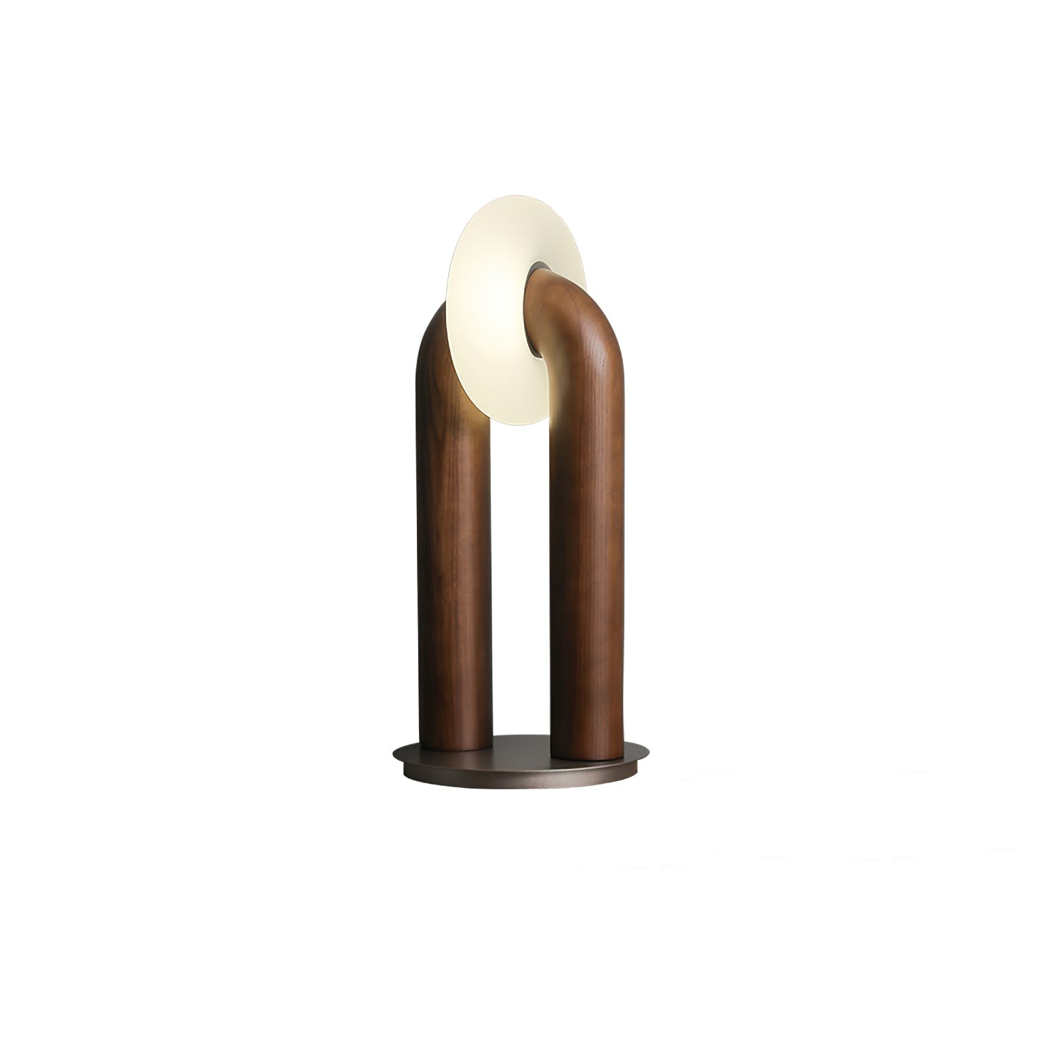 Disc Houten Tafellamp