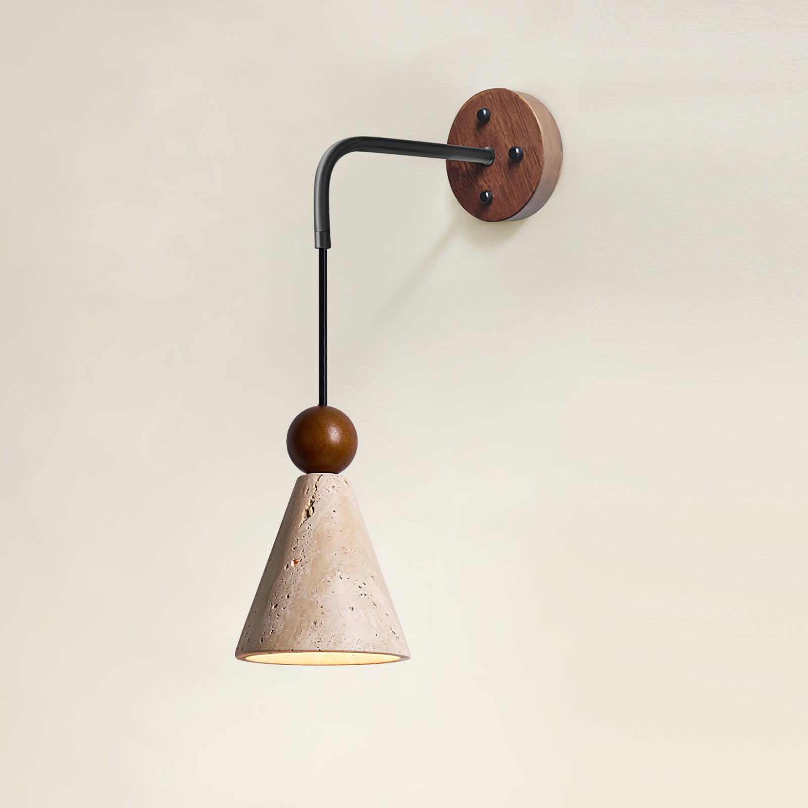 Tevvano Travertijn Wandlamp