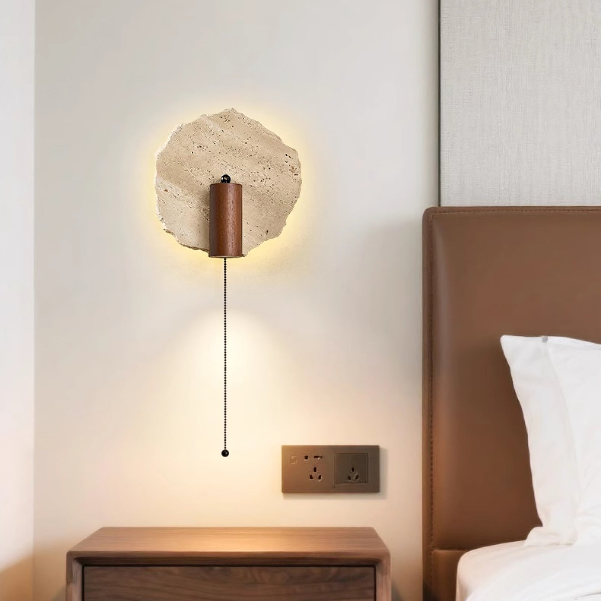 Telahos Travertijn Wandlamp